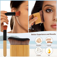 DEBETOOL body brush close detail for ankles and contour blending