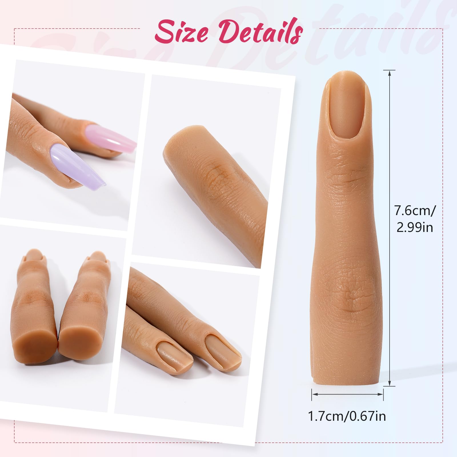 Deciniee finger submerged in acetone illustrating solvent resistance and easy polish removal