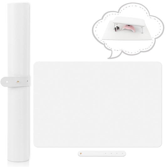 Deciniee front view of mat highlighting full coverage and professional look