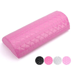 Deciniee front view of pink hand rest, offers steady hand support