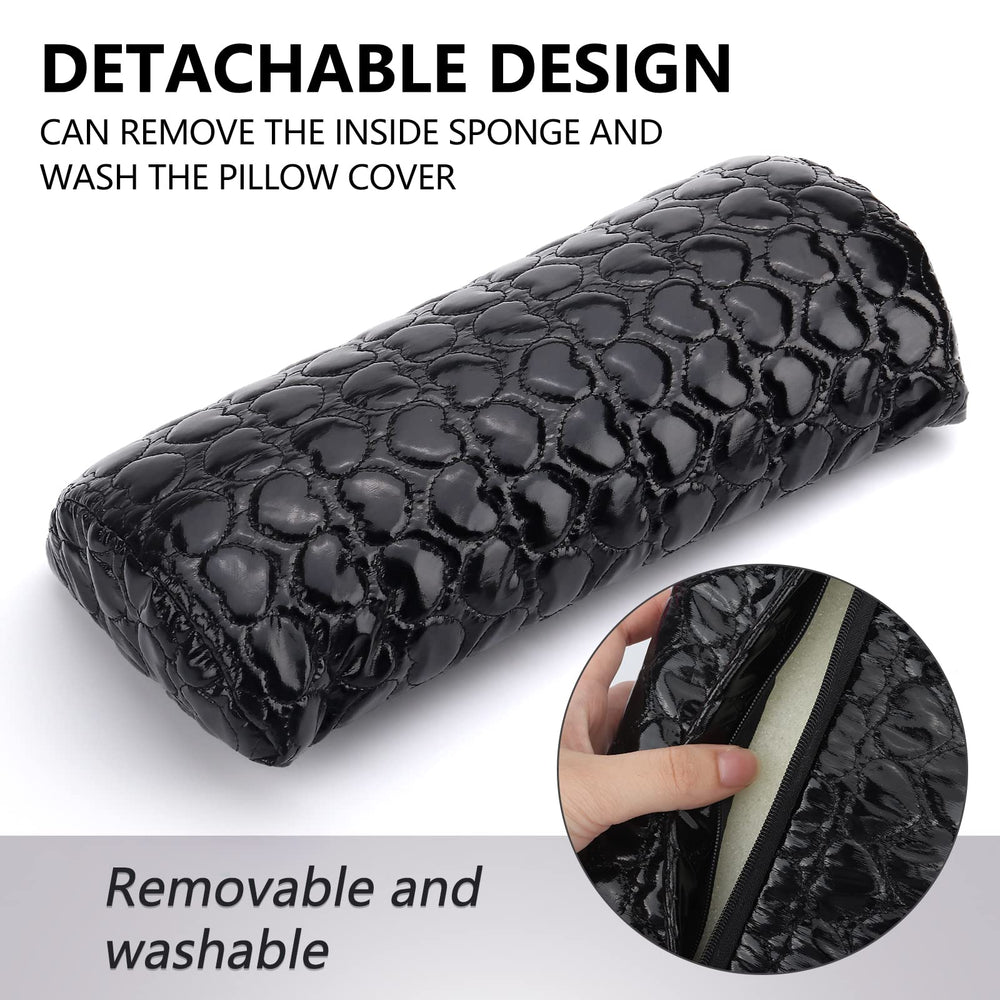 Deciniee hand rest in use during manicure improving precision and comfort