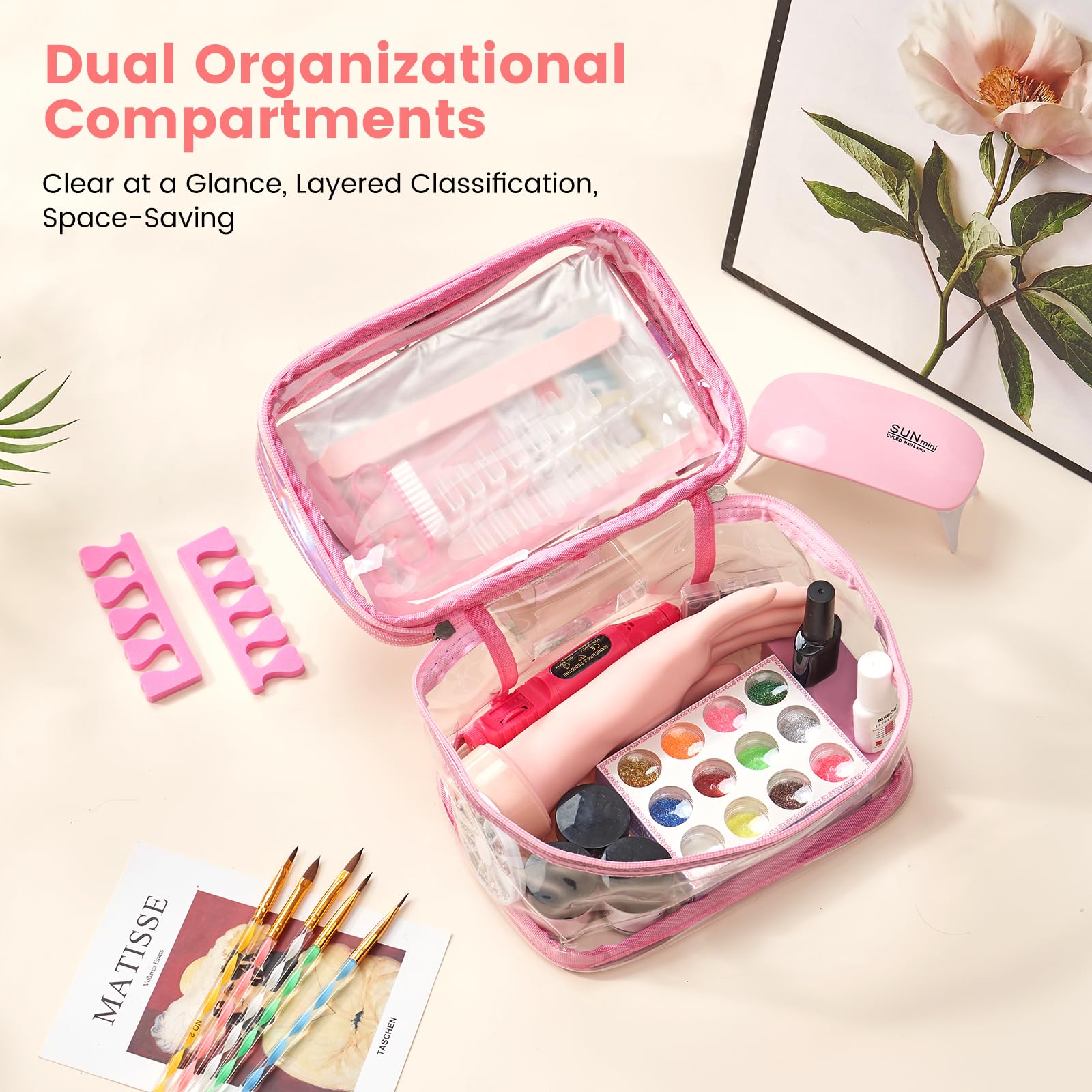 Deciniee at-home nail session lifestyle shot inspiring DIY salon practice