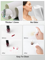 Deciniee mat beside ruler showing 60x40cm size for workspace coverage