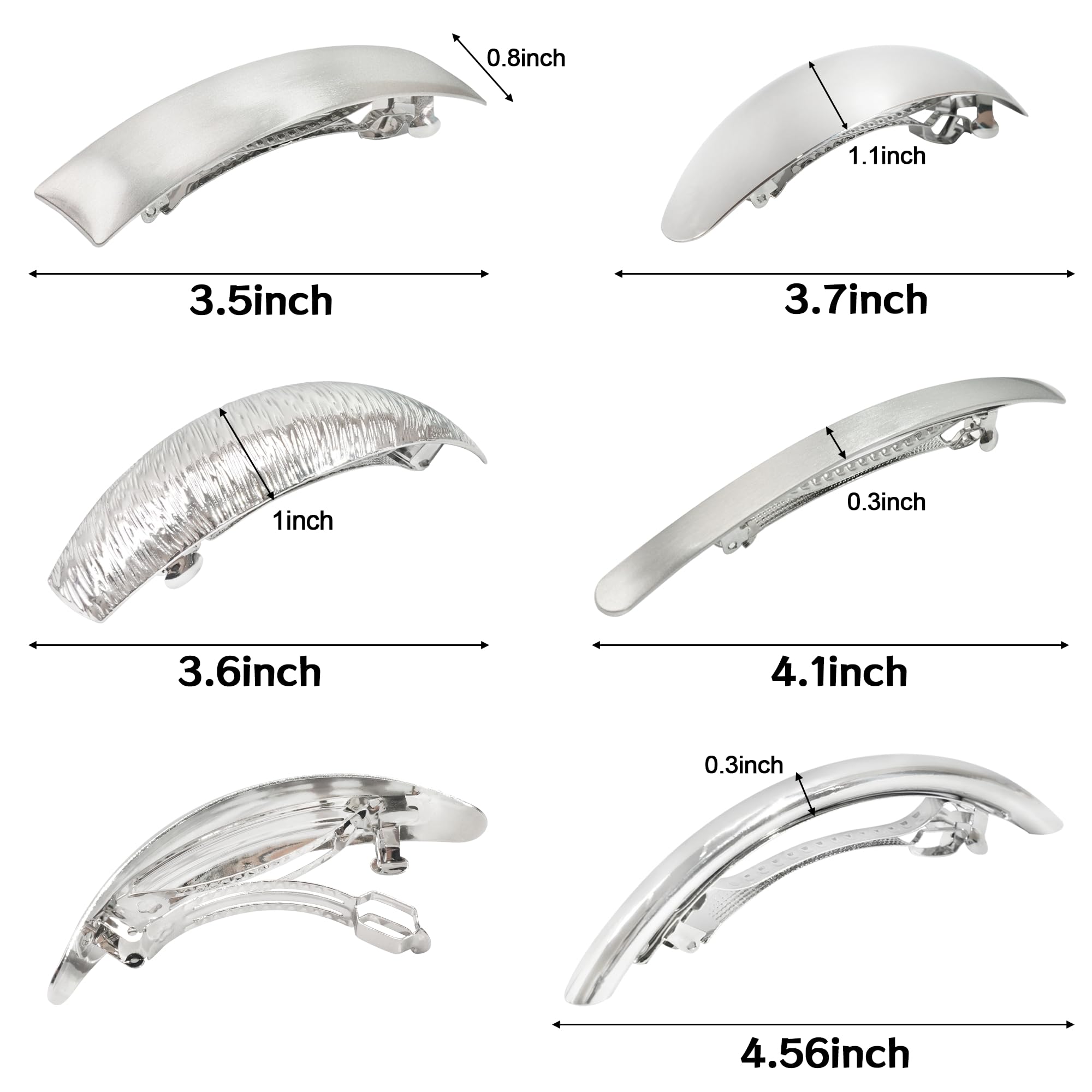 DED clip closeup of metal snap mechanism demonstrating secure hold for thick hair
