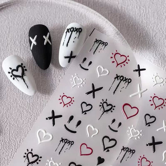 Dedyel embossed sheet close-up highlighting raised 5D texture for durable nail accents