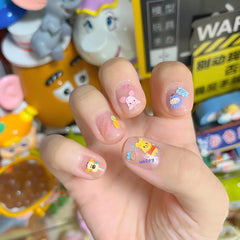 Dedyel lifestyle image of kids at a nail party enjoying easy decoration