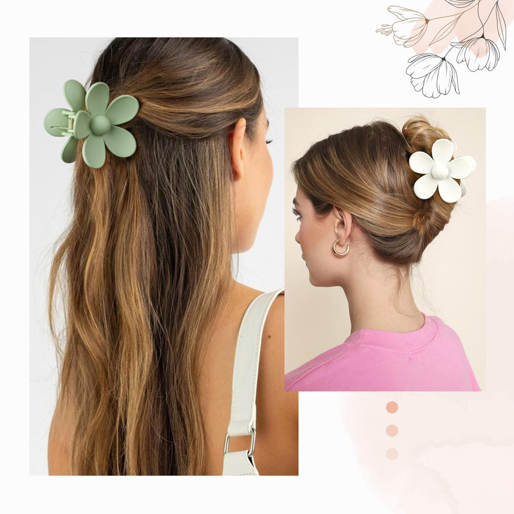 DEEKA clips displayed on bridesmaid dress table, coordinated wedding accents