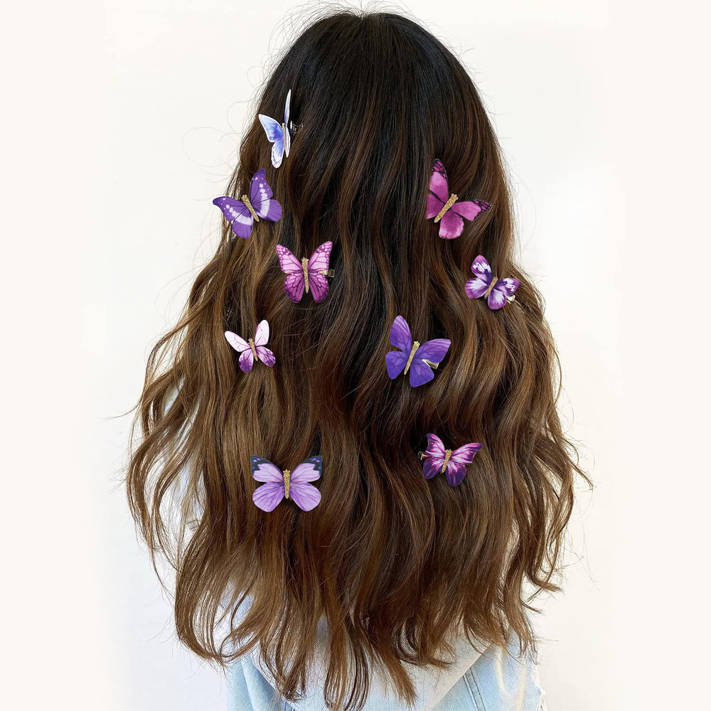 DEEKA colorful range of butterfly clips displayed, quick outfit refresh