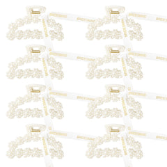 DEEKA front view of eight packaged bridesmaid clips, ready to gift
