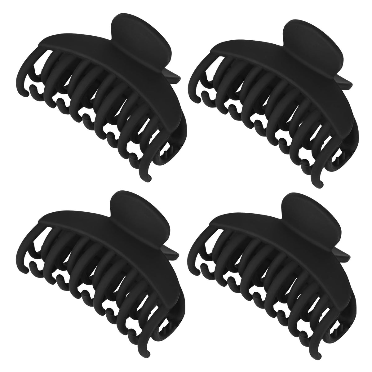 DEEKA front view of matte black clip pack showing compact set and modern look