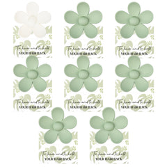 DEEKA front packaging showing eight flower clips and cards, neat gift presentation