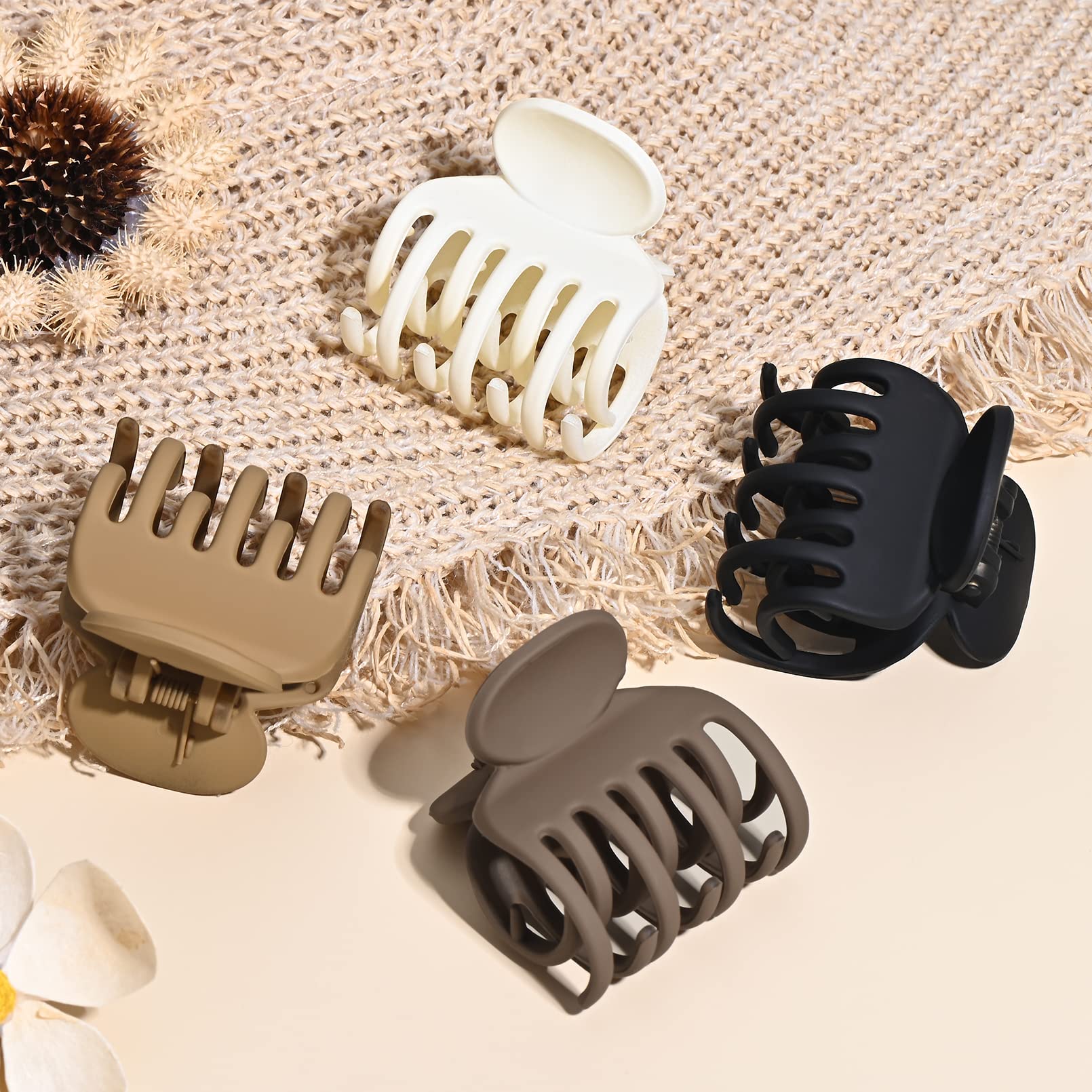 DEEKA clip holding a half-up hairstyle illustrating tidy, secure hold