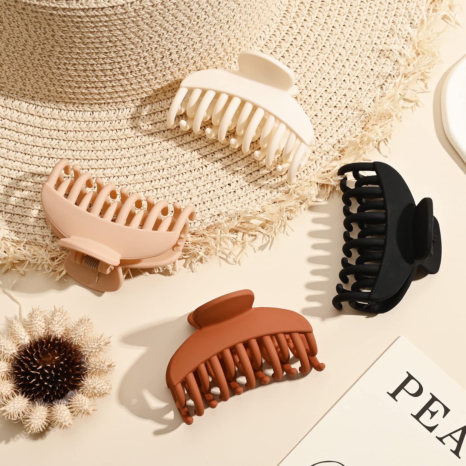 DEEKA clip securing a half-up hairstyle for fast, neat styling