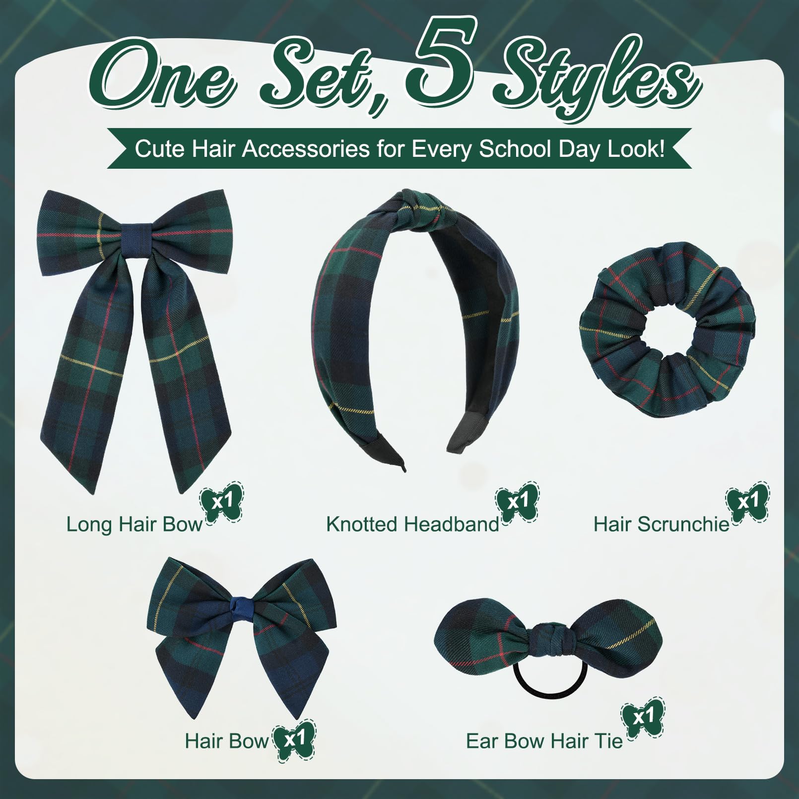 DEEKA long tail bow detail showing fabric texture for polished ponytails