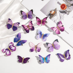 DEEKA butterfly clip attached to a hat for simple decorative pop