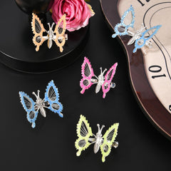 DEEKA stack of twelve multi-color butterflies showing variety and sparkle
