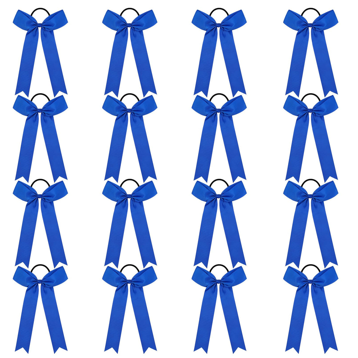 DEEKA royal blue pack front view shows 16 bows ready for teams