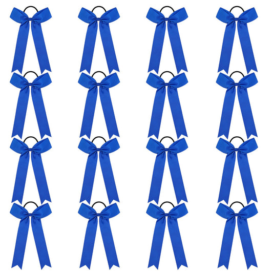 DEEKA royal blue pack front view shows 16 bows ready for teams