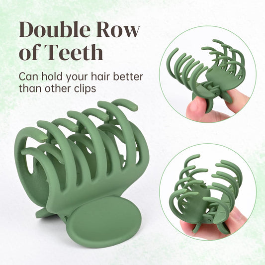 DEEKA close-up of double-row teeth displaying grip design benefit