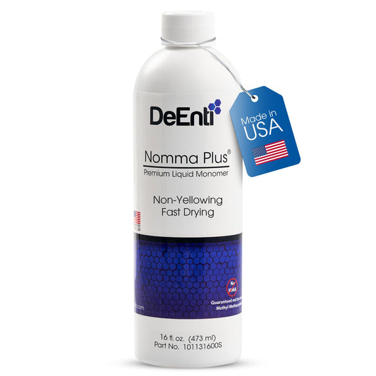 DeEnti Nomma Plus front label showing product name and 16oz size with clear benefits