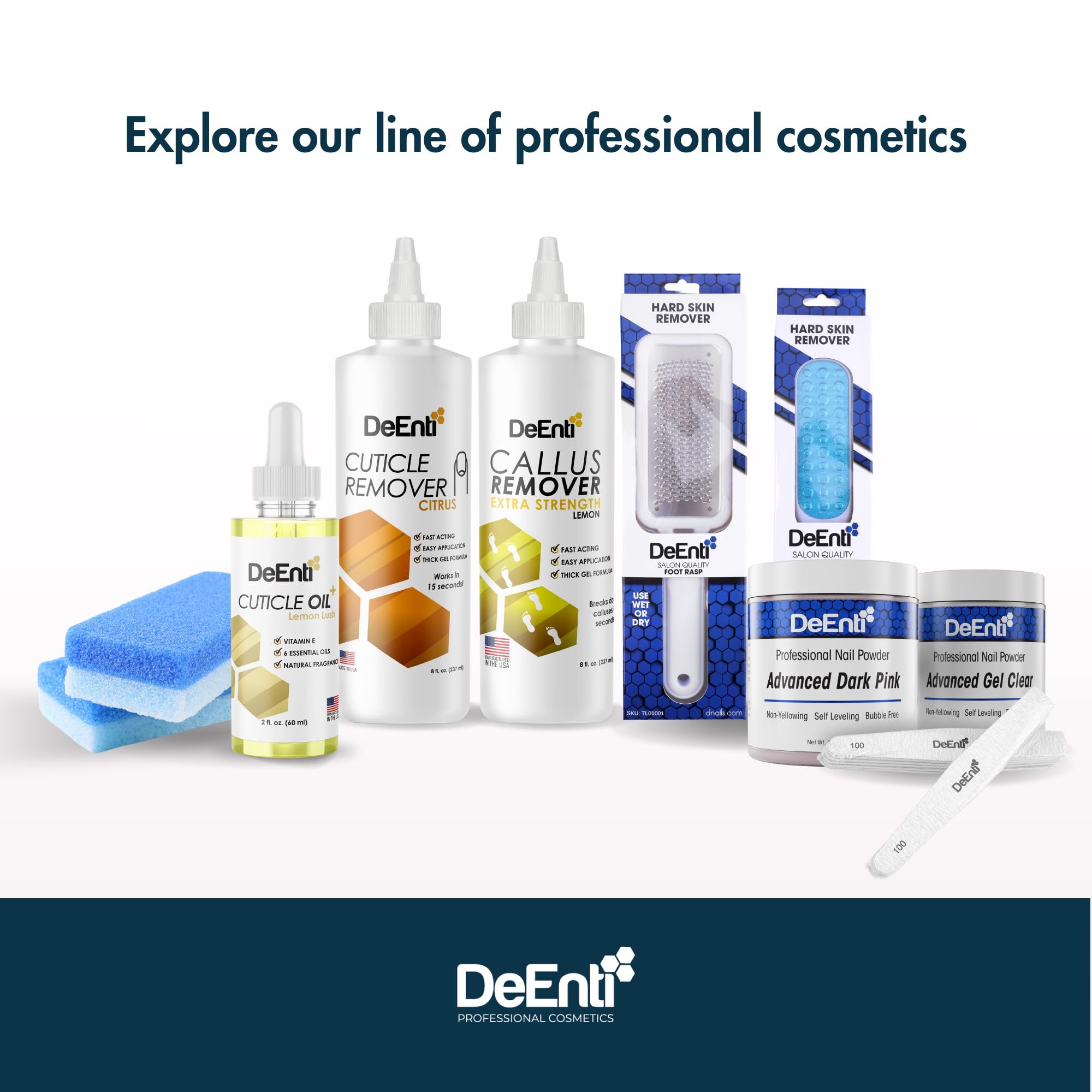 DeEnti packaging and box showing made in USA quality assurance