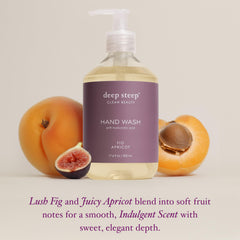 Deep Steep label close-up showing key oils and clean formula