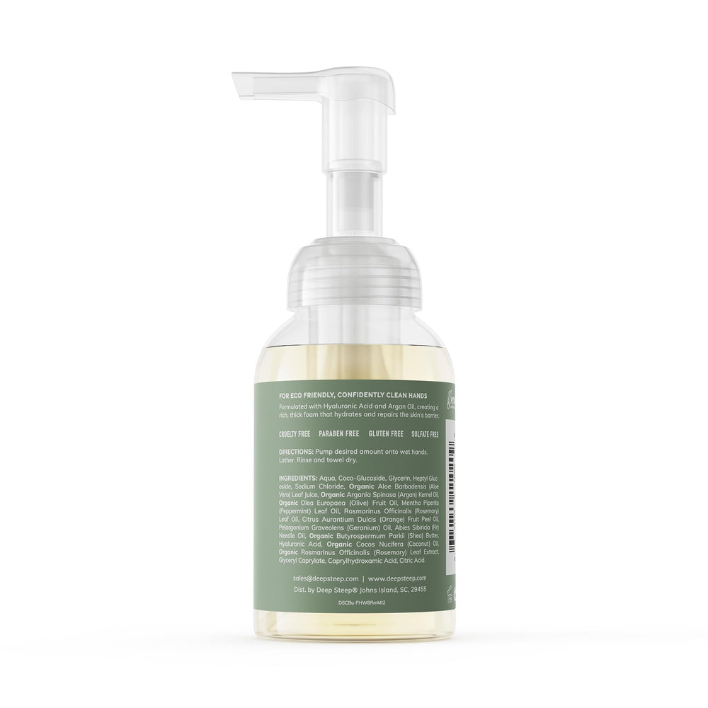 Deep Steep close-up foam texture showing gentle lather and comfort