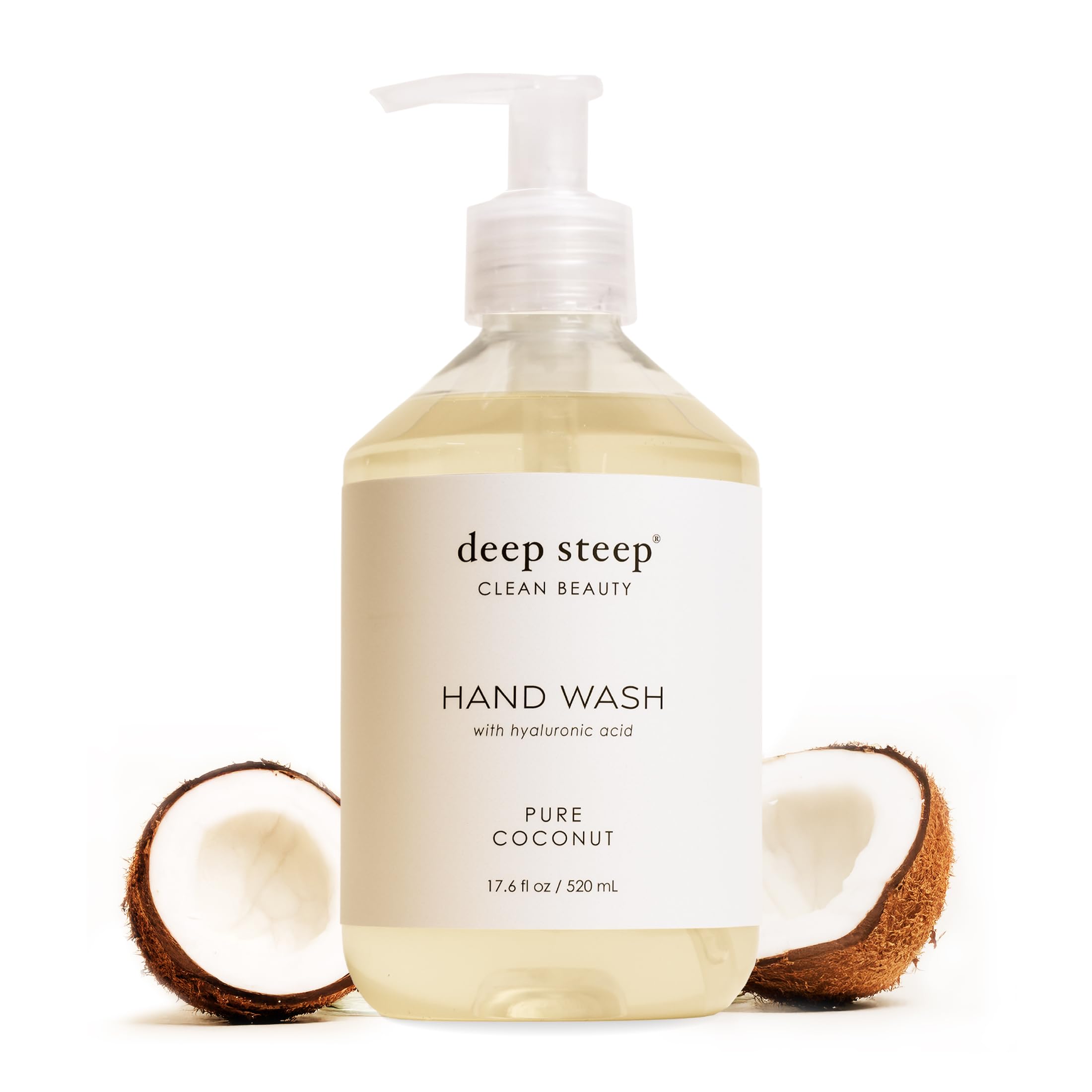 Deep Steep front packaging showing coconut scent and benefits