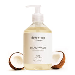 Deep Steep front packaging showing coconut scent and benefits