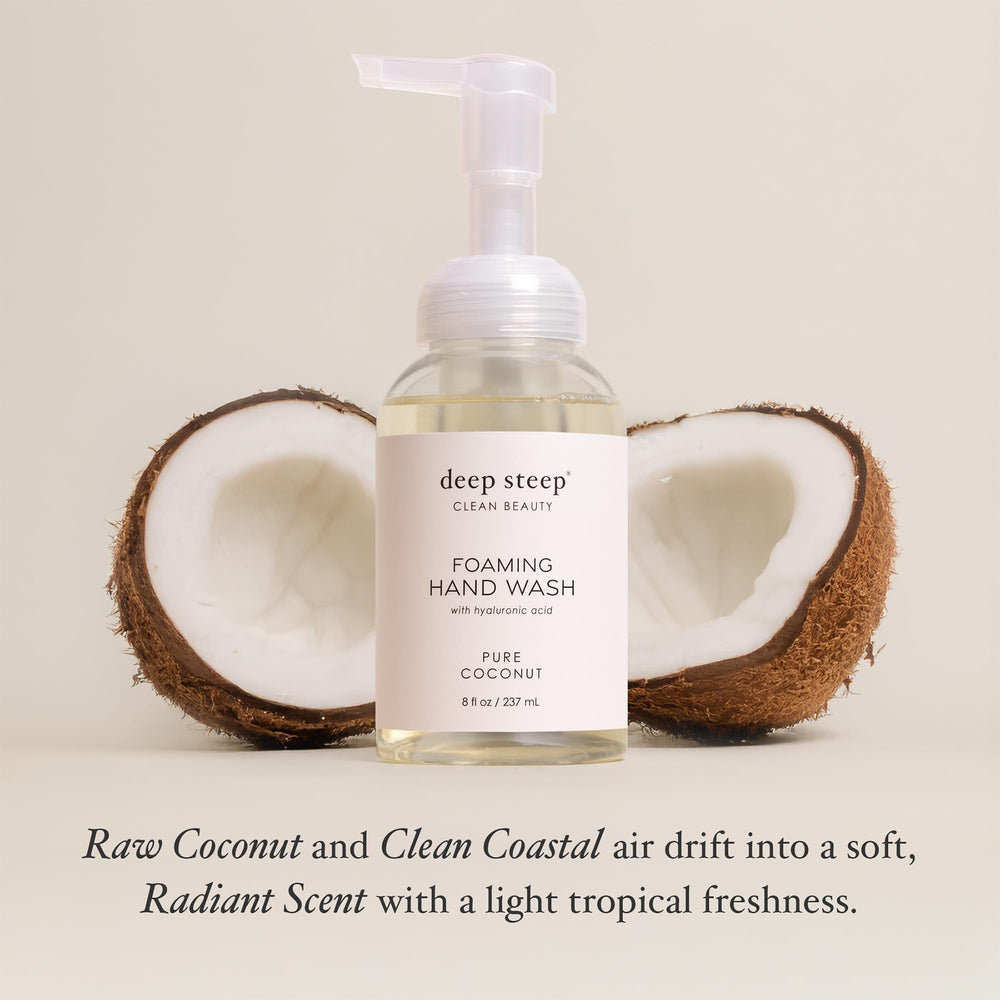 Deep Steep texture close-up highlighting smooth, moisturizing formula
