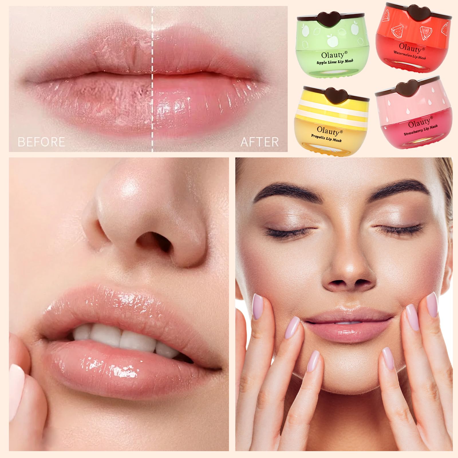 Deepmind bee lip balm applicator stick detail for hygienic easy application