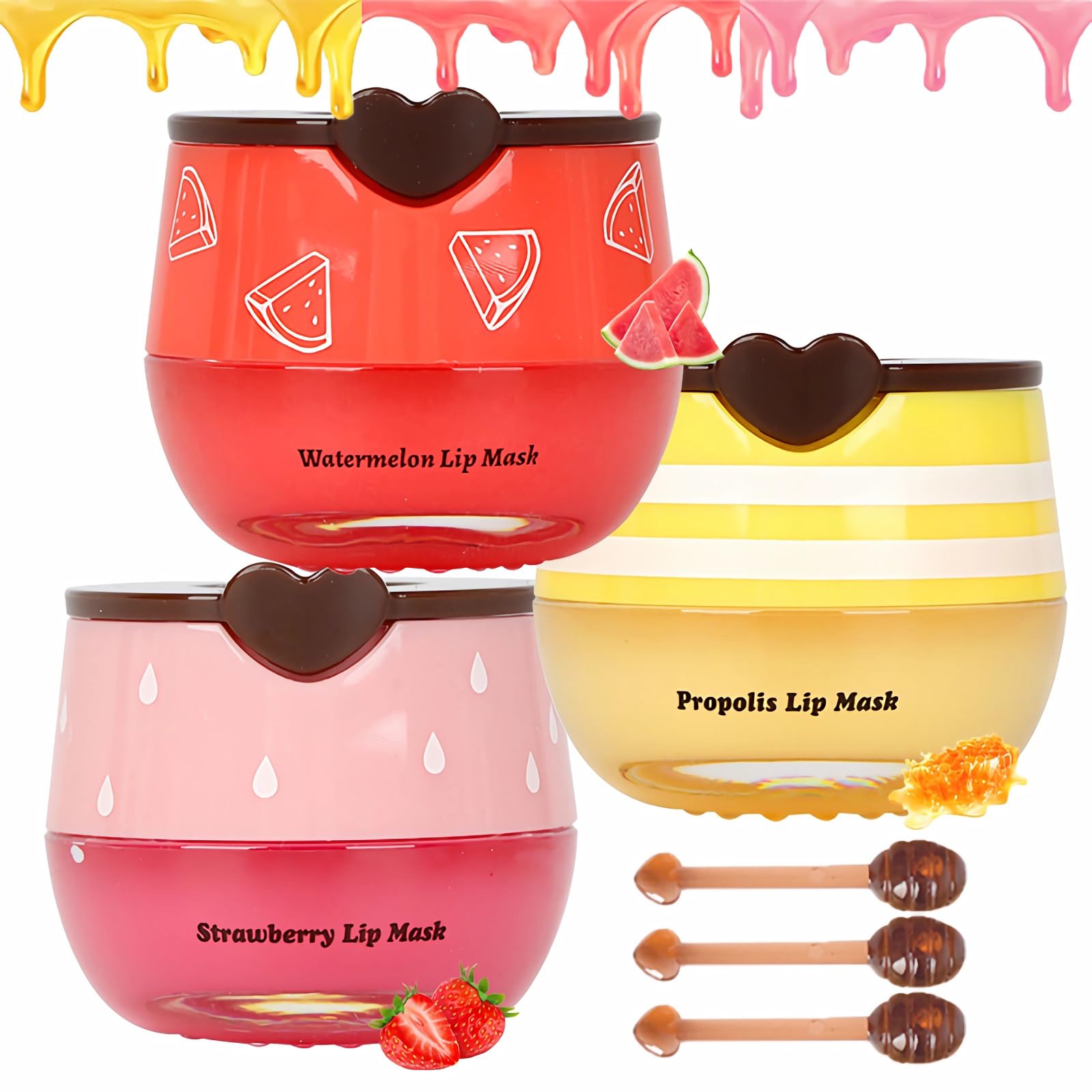 Deepmind honey pot front packaging showing cute jars and labels with moisturizing benefit