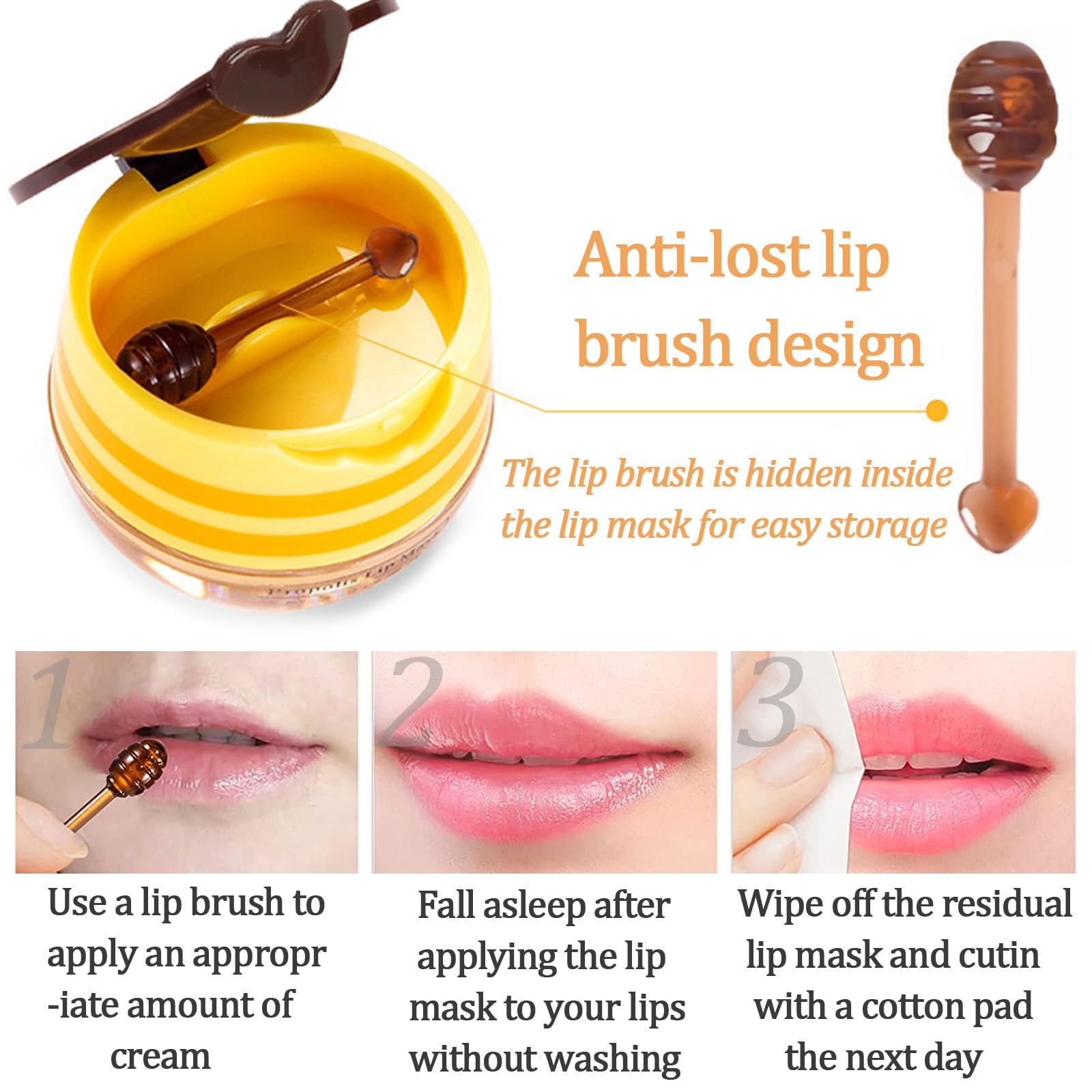 Deepmind lifestyle bathroom nightstand showing bedside use and overnight lip repair benefit