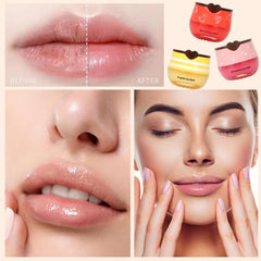 Deepmind strawberry balm top view highlighting fruity extract scent and soothing effect