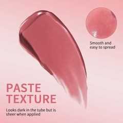 DEERELF cream swipe close-up illustrating smooth buildable tint