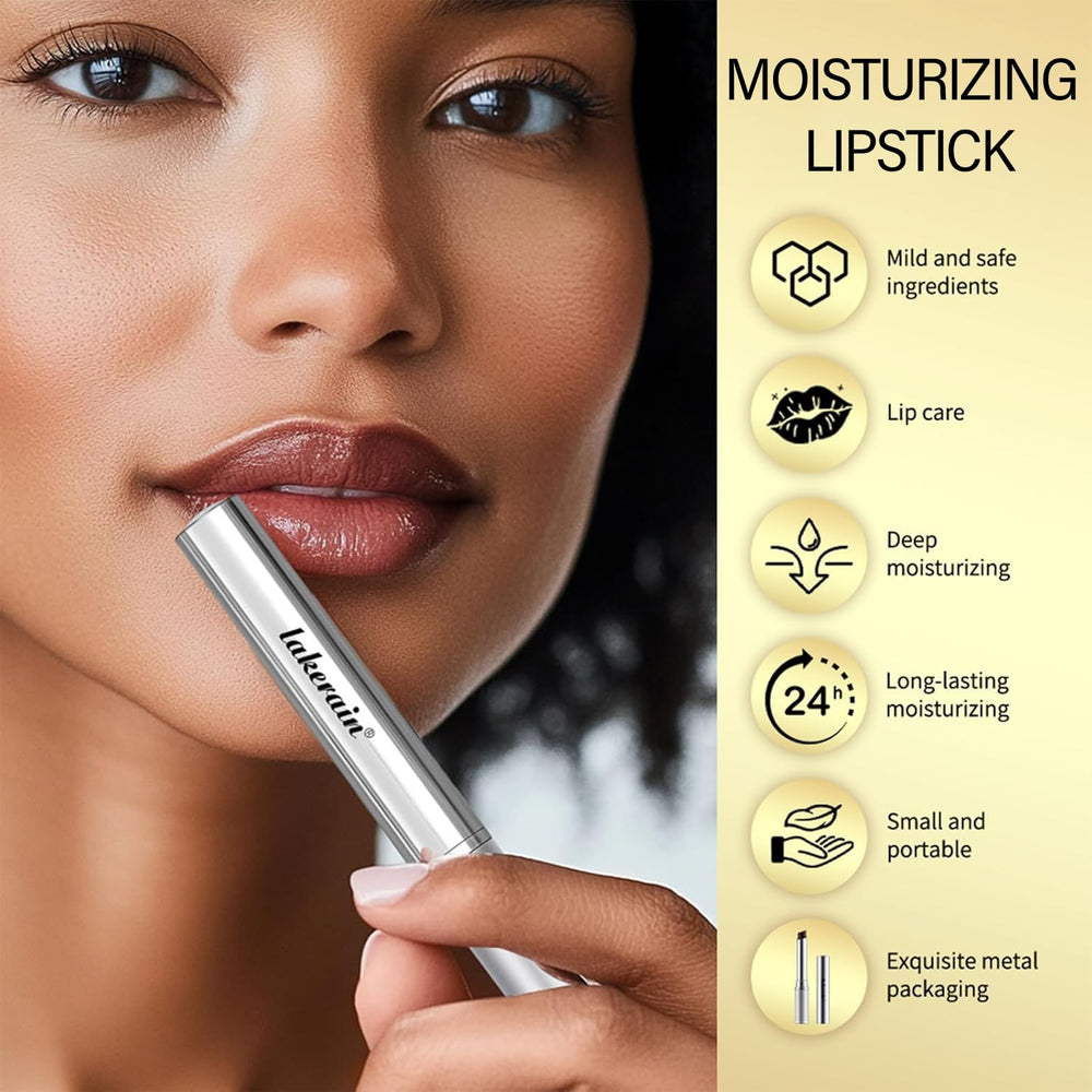 DEERELF Honey Noir open stick with beeswax detail highlighting nourishing ingredients