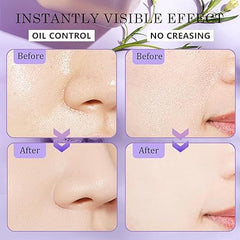 DEERELF close-up of powder surface highlighting fine texture and pore-blurring effect