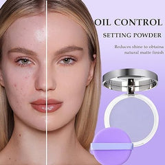 DEERELF sponge pressing jelly powder demonstrating even, non-cakey coverage