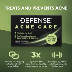 Defense Soap rich lather on hand showing cleansing action