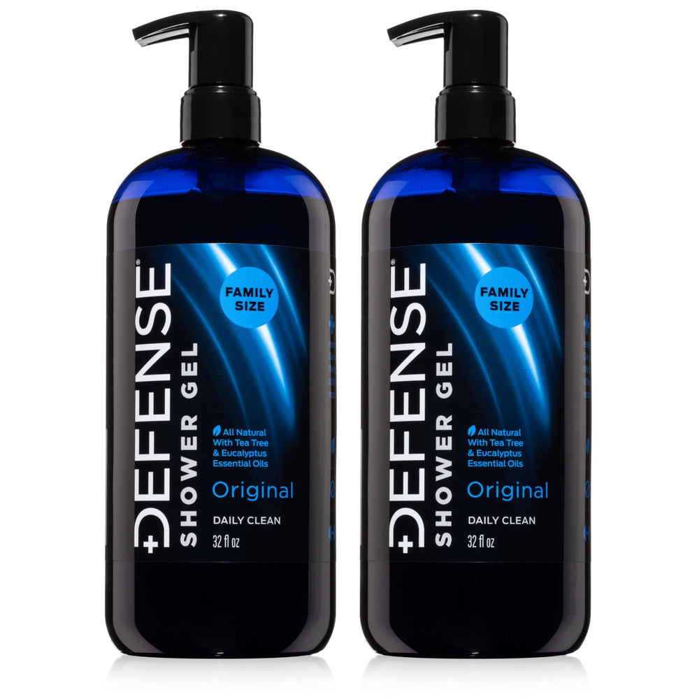 Defense Soap 32oz front label showing product benefits and size