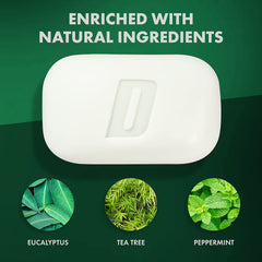 Defense Soap lather texture demonstrating quick rinsing action