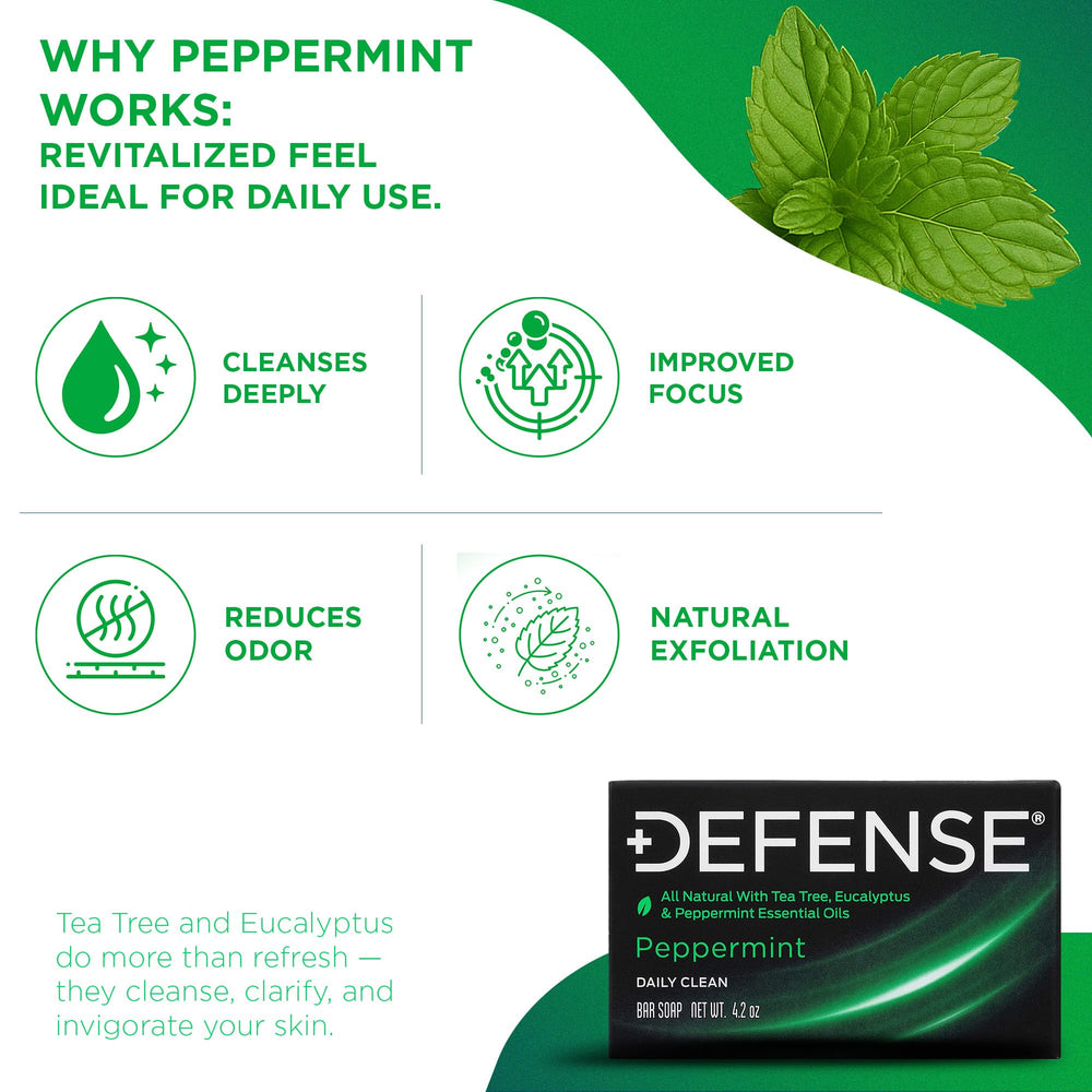 Defense Soap in-shower lifestyle shot showing post-workout refreshment benefit