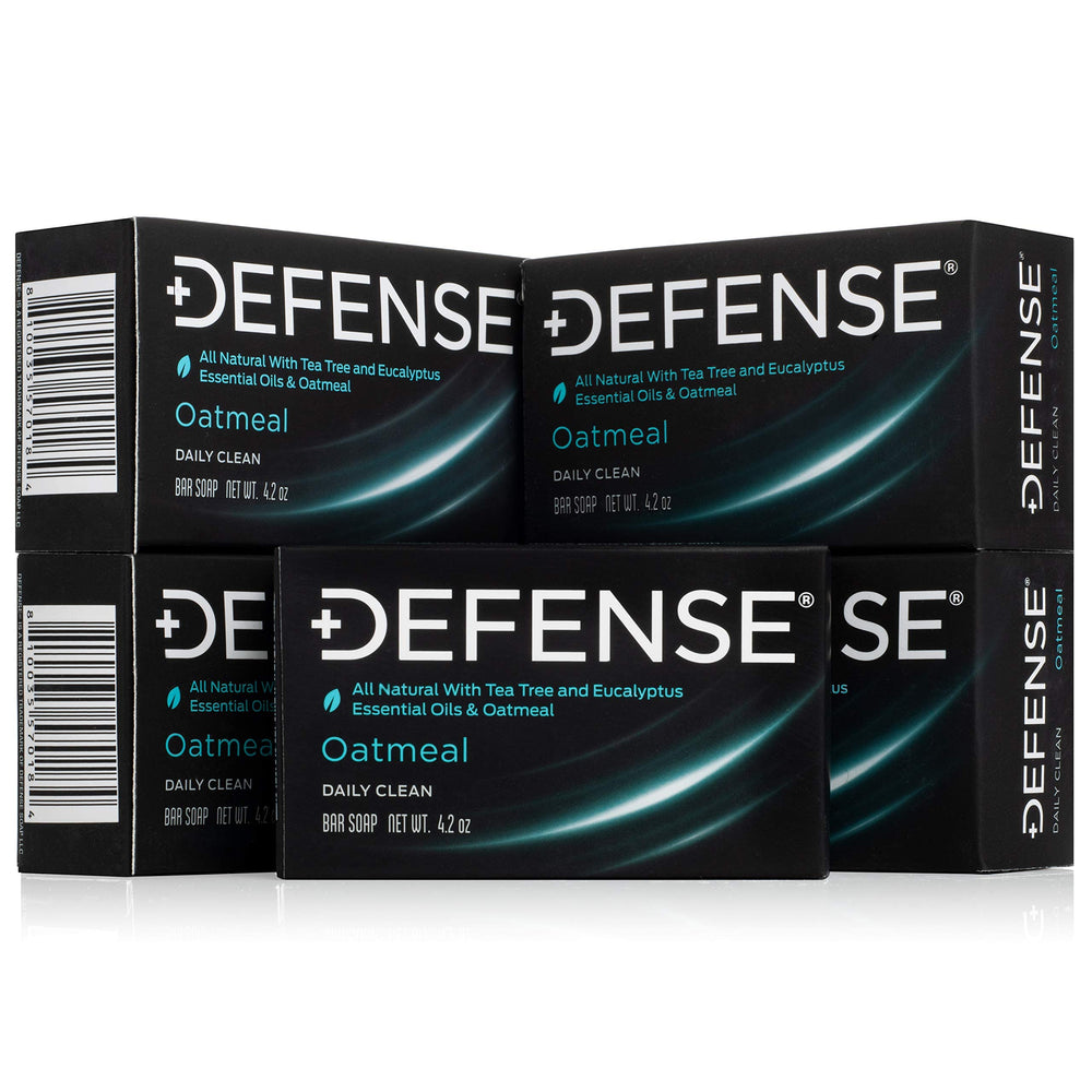 Defense Soap box open with five bars visible to show quantity and storage