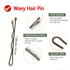 DEFENSUN close-up of smooth rounded ball tips providing scalp-safe comfort