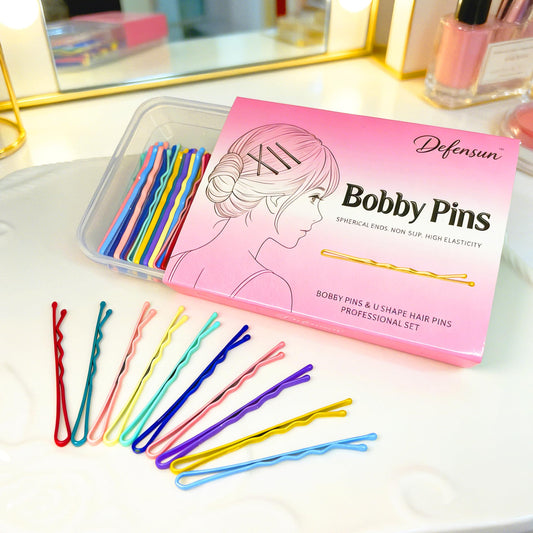 DEFENSUN colorful pins array displaying shades for outfit coordination
