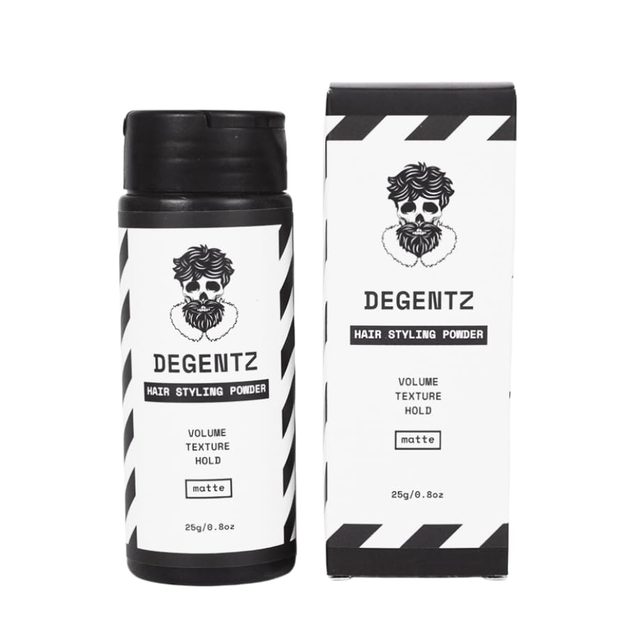DEGENTZ jar front view showing label and compact packaging for easy styling
