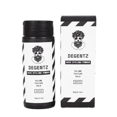 DEGENTZ jar front view showing label and compact packaging for easy styling