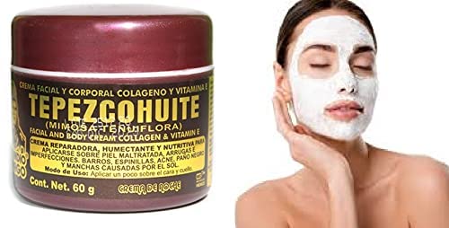 Del Indio Papago label listing collagen and vitamin E, nourishing benefit