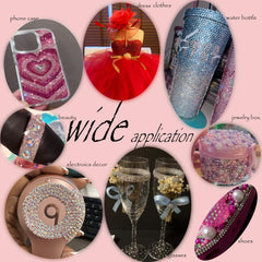 Delgoash wax pen and tweezers tools for faster, precise rhinestone placement