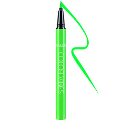 DELISOUL neon green front packaging showing bold color and benefit of vivid pigment